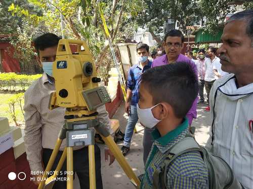 Interaction of Survey instrument with students-National Science Day-2021 